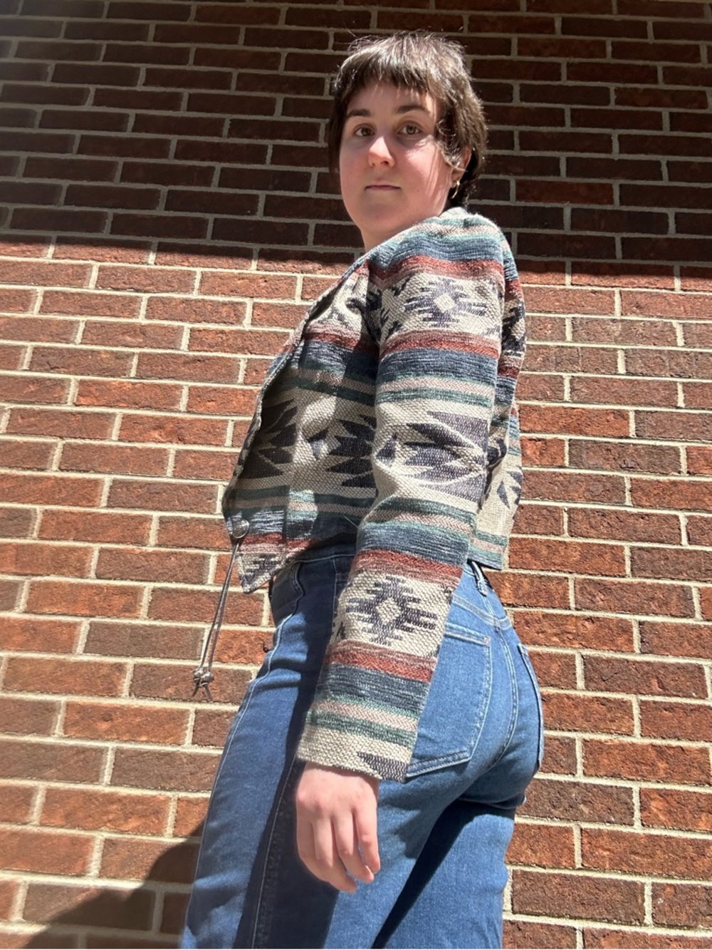 Western cropped tapestry jacket - Picture 9 of 16